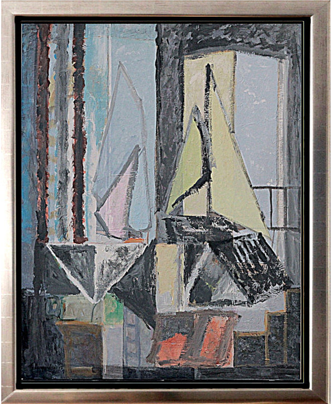 Zeilboten(103)<br><small class=store-brand><b>€ 550,00</b> incl. verzending en excl. schilderijlijst</small>