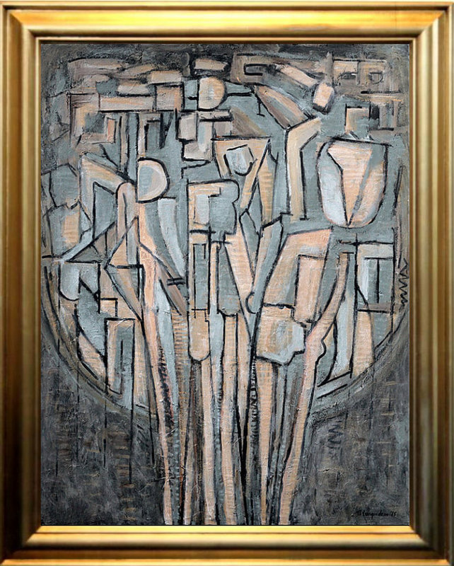 Composition(109)<br><small class=store-brand><b>€ 650,00</b> incl. verzending en excl. schilderijlijst</small>