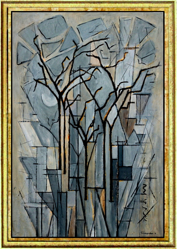 Composition Trees(110)<br><small class=store-brand><b>€ 850,00</b> incl. verzending en excl. schilderijlijst</small>