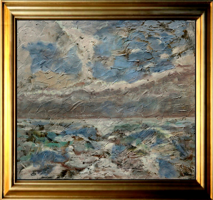 mer du Nord(129)<br><small class=store-brand><b>€ 550,00</b> incl. verzending en excl. schilderijlijst</small>