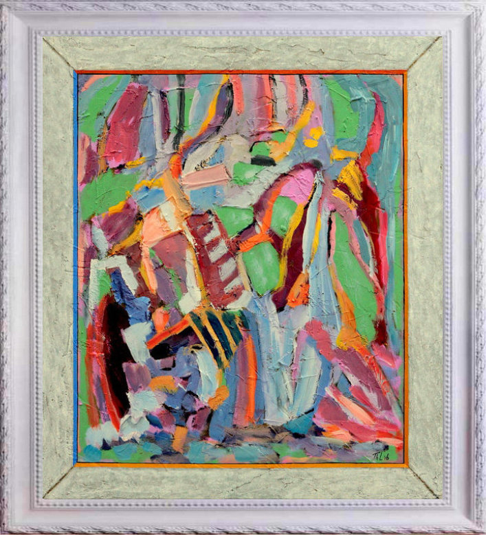 Composition(136)<br><small class=store-brand><b>€ 550,00</b> incl. verzending en excl. schilderijlijst</small>