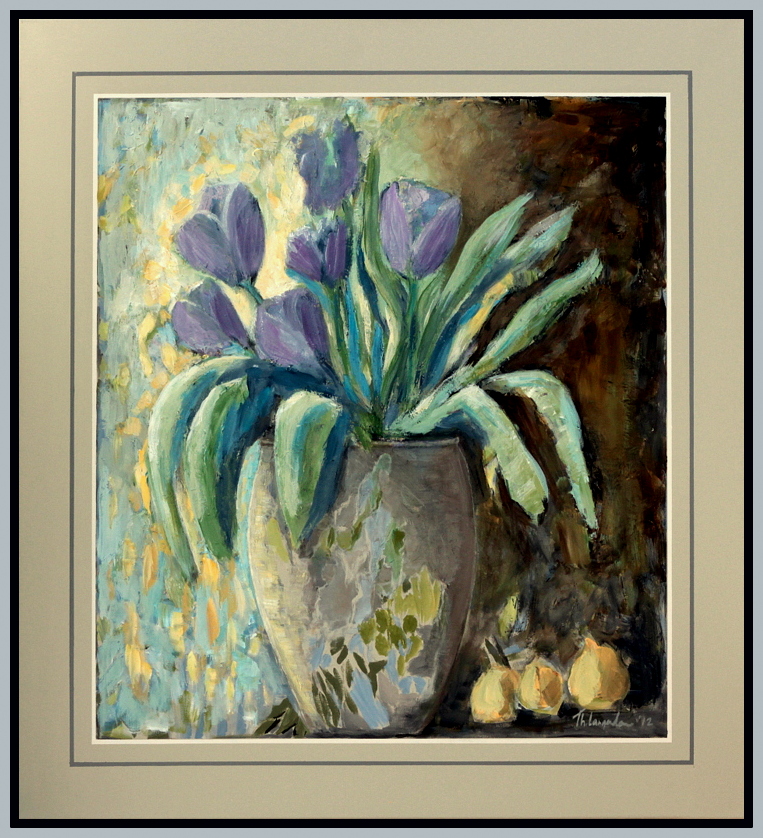 Trois petits lapins(166)<br><small class=store-brand><b>€ 750,00</b> incl. verzending en excl. schilderijlijst</small>